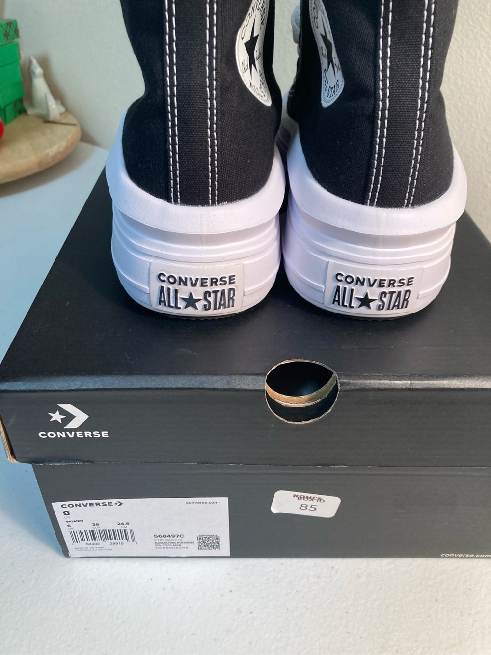 Converse Chuck Taylor All Star Move Lift Hi Platform Sneakers - Picture 3 of 6